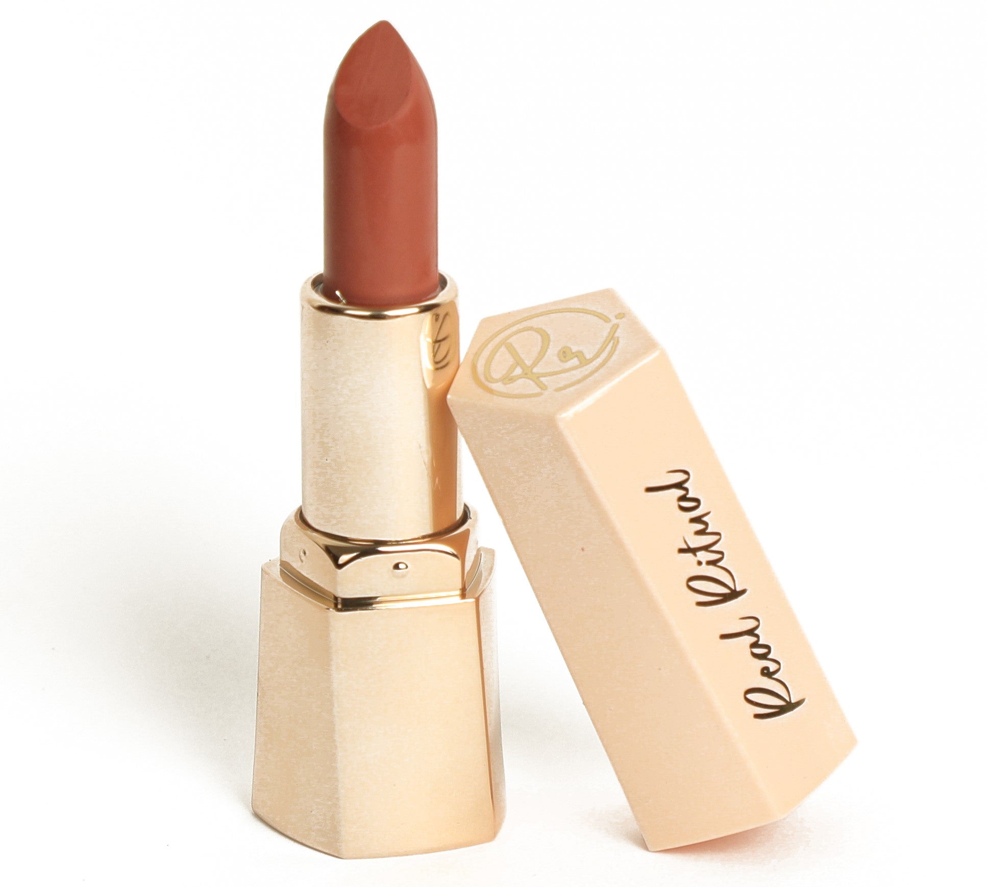 Sienna with Cappuccino (Peach brown lipstick with light brown gloss )
