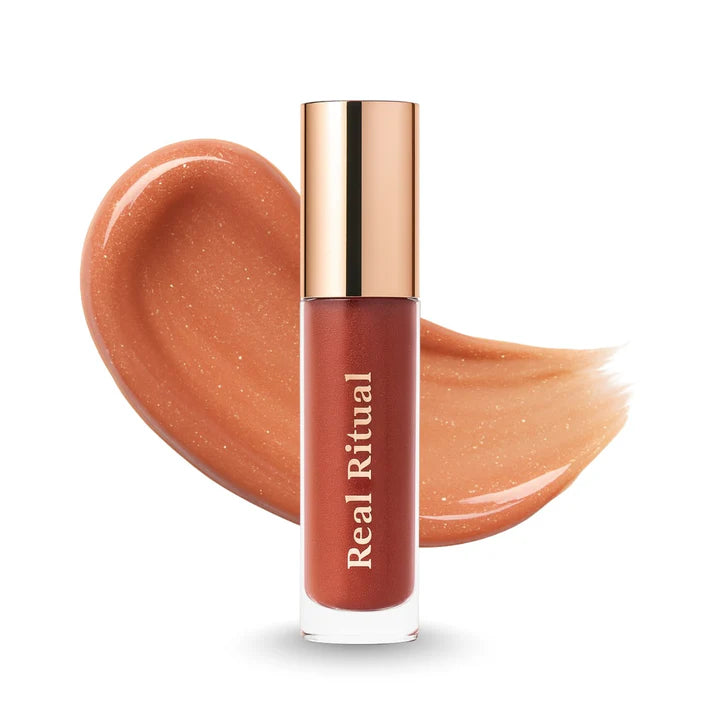 Sienna with Cappuccino (Peach brown lipstick with light brown gloss )