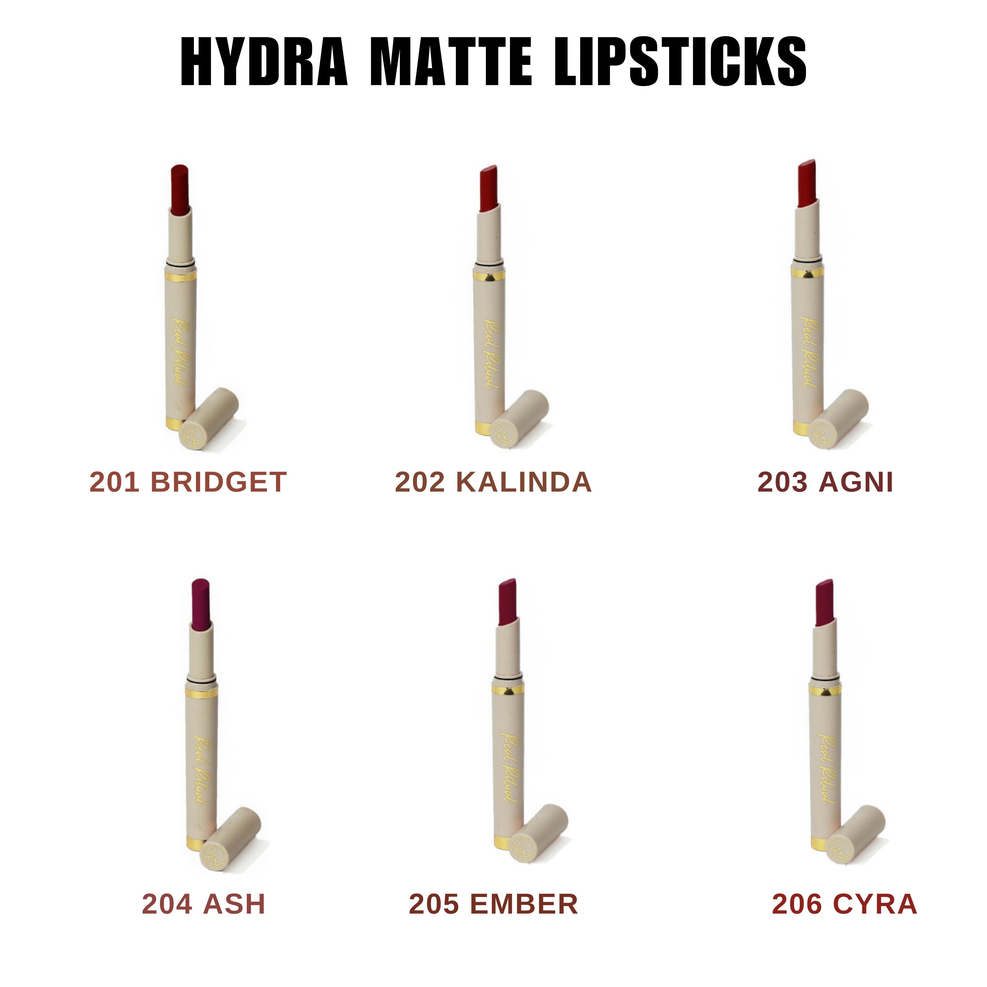 Combo Hydra Matte Lipstick (Choose any 3 at Rs.799)