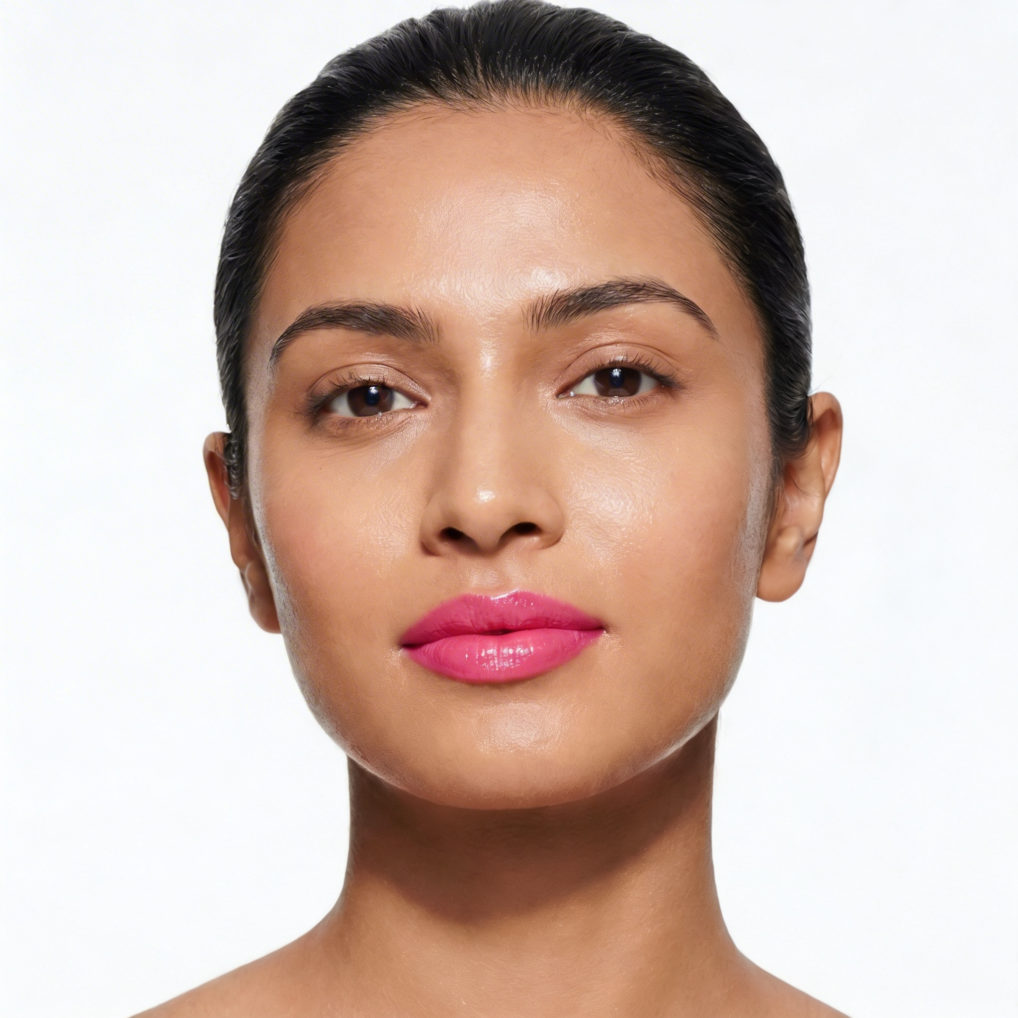 Avni Plus Rose Veil ((Light pink lipstick with pink gloss )