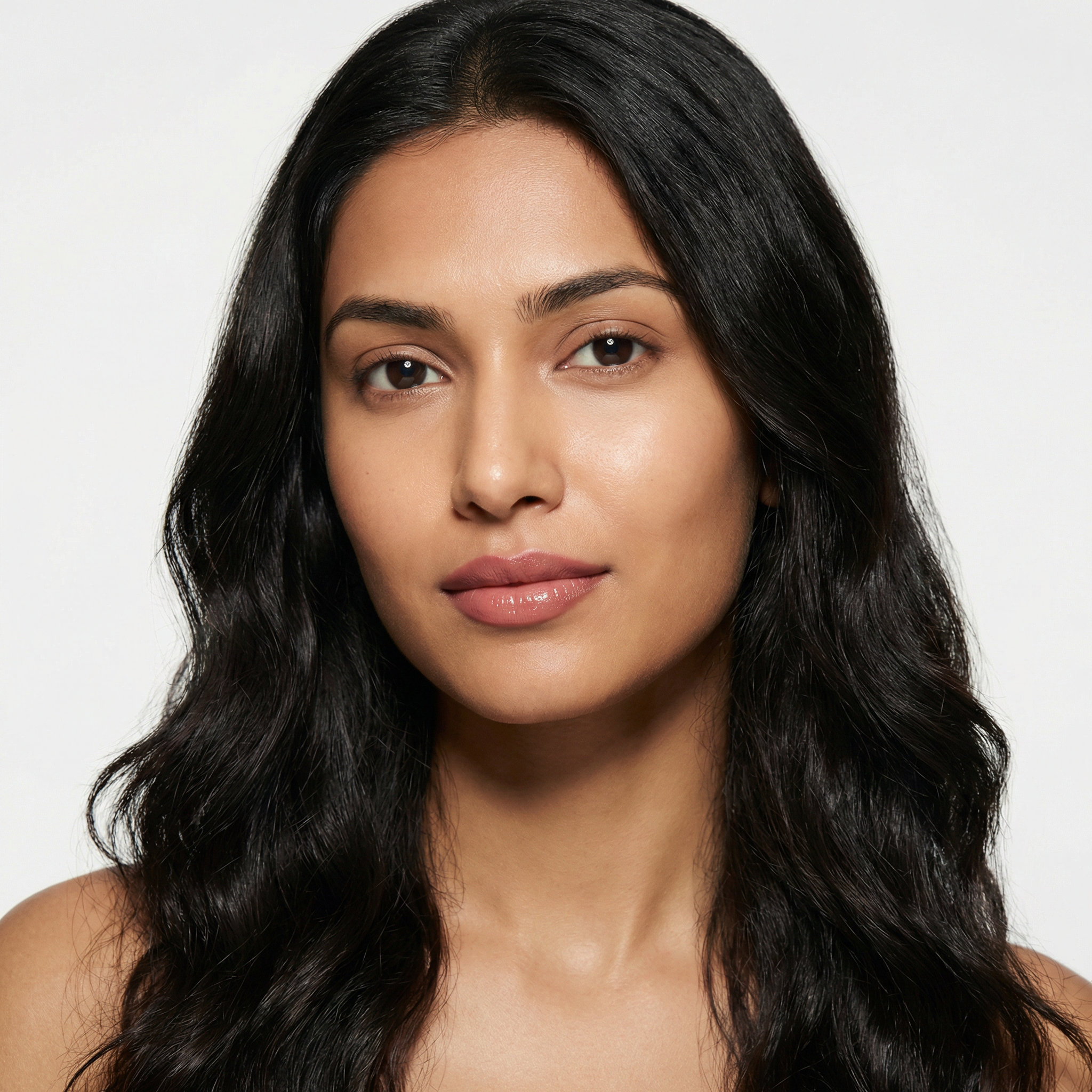 Bhumi with Cappuccino (Pink brown lipstick with light brown gloss)